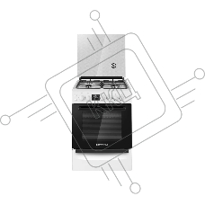 Газовая плита с электрической духовкой Maunfeld MGC60ECW04