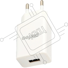 Сетевое зарядное устройство PERFEO с разъемом USB, 1А, белый (I4656) Сетевое зарядное устройство PERFEO с разъемом USB, 1А, белый (I4656)