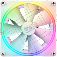 Вентилятор для корпуса Case Cooler NZXT F140 RGb Duo (140x140x25mm, 4-pin PWM, RGb, 84.75CFM, 36dBA, 1800RPM, белый)
