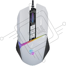 Мышь проводная A4Tech Bloody W60 Max белый, 10000 dpi, USB, кнопки - 10