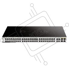 Коммутатор D-Link DGS-1052/A3A, 48×1 Гбит/с + 4×1 Гбит/с Combo, неуправляемый