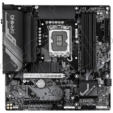 Материнская плата Gigabyte B760M GAMING X WIFI6E GEN5, LGA1700, Intel B760, 4xDDR5, 4xSATA, 2xM.2, 1xPCIe 5.0 x16, 1xPCIe 3.0 x4, 1xHDMI, 1xDP, 1x2.5Gb LAN, Wi-Fi 6E, Bluetooth 5.3, 3xUSB-A 5Gbps, 5xUSB-A 2.0, 3x3.5 мм, 7.1, mATX