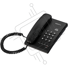 Проводной телефон MAXVI CS-02 черный