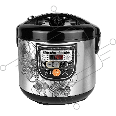 Мультиварка Centek CT-1498 Ceramic черный, сталь 700 Вт, 5.0л, КЕРАМИЧЕСКОЕ ПОКРЫТИЕ ЧАШИ, 10 пр-м.