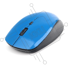 Мышь беспроводная Gembird MUSW-250-2 синий, 1600 dpi, радиоканал, USB, кнопки - 4