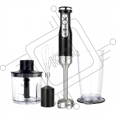 Блендер BQ HB522PS Black-Steel. Мощность:1000 Вт, 3 в1 Блендер + миксер + измельчитель