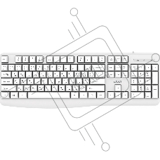 Клавиатура Acer OKW301 (ZL.KBDCC.01B) проводная, USB, белый