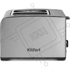 Тостер Kitfort КТ-6204 850Вт нержавеющая сталь/черный