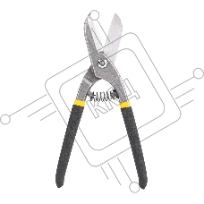 Ножницы по металлу прямые Deli DL4371 250мм, высокоуглеродистая сталь 55, прорезиненная рукоятка