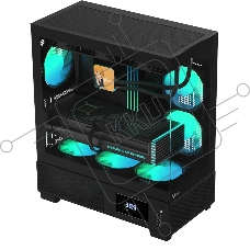 Компьютерный корпус AeroCool / Formula Crystal E1 черный без БП ATX 5x120мм 3x140мм 2xUSB 3.0 1xUSB3.1 audio bott PSU