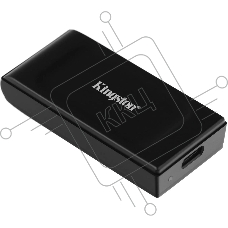 Внешний SSD Kingston XS1000, 1Tb, USB Type-C 3.1,  R/W 1050 МБ/с / 1000 МБ/с черный