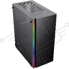 Компьютерный корпус AeroCool / Formula CL-3302B RGb черный без БП ATX 2xUSB 2.0 1xUSB 3.0 audio bott PSU