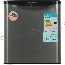 Холодильник Kraft BR 50I серебристый однокамерный 44/3л морозилка сверху