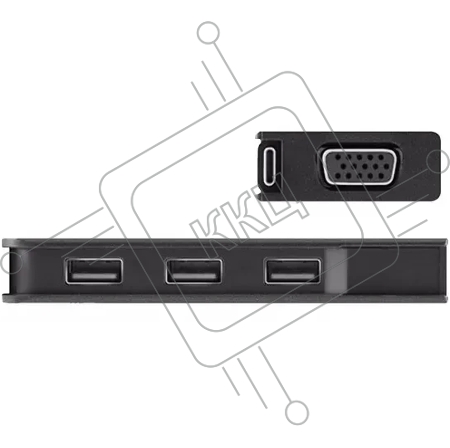 Док-станция Lenovo ThinkPlus USB-C 4-in-1 Hub (3x USB 3.1, 1x VGA)