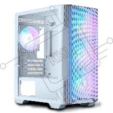 Компьютерный корпус MSI MAG FORGE M100R WHITE Mini-Tower, MATX, 1xUSB 3.0, 2xUSB 2.0, 4x120mm ARGB Fan, ARGB Control Board, Tempered Glass Window, Brown Box (932220)