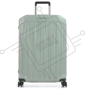 Чемодан Piquadro PQ LIGHT BV4427PQL/VE поликарбонат, зеленый