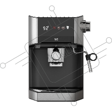 Кофеварка рожковая+капсульная BQ CM3003 стальной/чёрный, исп. кофе - молотый/капсулы Dolce gusto, Nespresso, 1 л, 950 Вт, 19 бар
