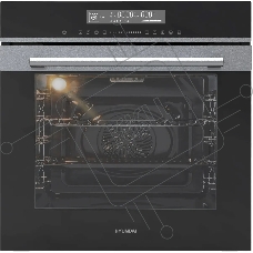 Духовой шкаф электрический Hyundai HEO 6773 IX черный/нержавеющая сталь