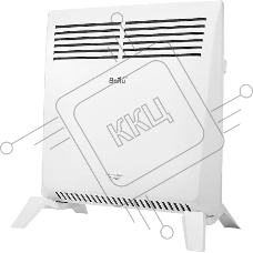Конвектор Ballu Camino Eco Turbo BEC/EMT-1000 + Кронштейн CWM-02, белый, 1000 Вт, 15 м2, термостат