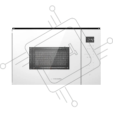 Микроволновая печь встраиваемая Kuppersberg HMW 651 W, объем 25 л, мощность 900 Вт, 5 уровней мощности, гриль, 8 автоматических программ, размораживание, сенсорное управление, белый Микроволновая печь встраиваемая Kuppersberg HMW 651 W, объем 25 л, мощность 900 Вт, 5 уровней мощности, гриль, 8 автоматических программ, размораживание, сенсорное управление, белый