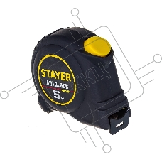 Рулетка с автостопом STAYER АutoLock 5м / 25мм