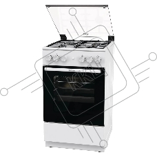 Плита газовая Gorenje GGI5A21WH белый, конфорок 4 газовых, духовка 67 л, 50 см x 85 см x 59.4 см