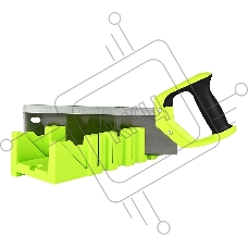 Стусло пластиковое с пилой 300мм Deli DL580900 пильное полотно из стали 65Mn, прорезиненная двухкомпонентная ручка