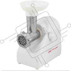 Мясорубка электрическая Белвар Помощница КЭМ-36/220-4-33 белый, 1000 Вт, 0.6 кг/мин, реверс, защита от перегрузки, насадки - 6