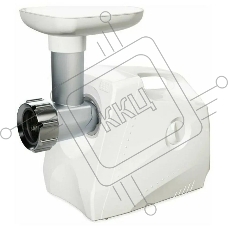 Мясорубка электрическая Ротор Люкс ЭМШ 35/300-3 белый, 1500 Вт, 0.6 кг/мин, реверс, насадки - 4