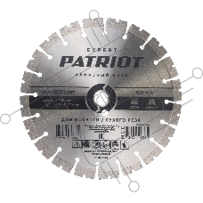 Диск PATRIOT EXPERT  алмазный сегментный 300х25,4/20 Универсальный
