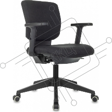 Кресло Бюрократ Dali SL черный 38-418 крестов. металл хром