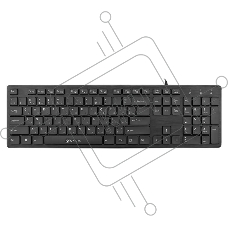 Клавиатура Oklick 520M2U проводная, USB, черный + черный