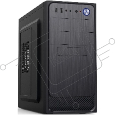 Компьютерный корпус с блоком питания Foxline 450Вт. Сase Forza mATX, 450W, 2xUSB 2.0, Black, w/o FAN, 12 cm fan PSU, power cord