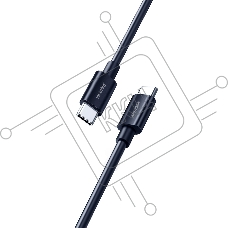 Кабель Smartbuy (iK-3112-S73b) S73 Type C черный, 6А, 60 вт, 1 м