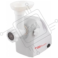 Мясорубка электрическая Белвар КЭМ-П2У-305-04 белый, 1800 Вт, 0.4 кг/мин, реверс, защита от перегрузки, насадки - 9