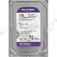 Жесткий диск HDD WD Purple 1Tb 5400rpm SATA 64Mb 3.5