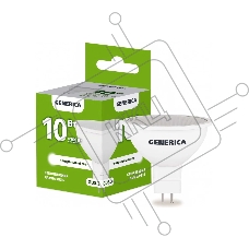 Лампа светодиодная GENERICA LL-MR16-10-230-40-GU5-G MR16 10 Вт софит 4000К GU5.3 230В