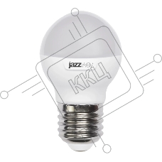 Лампа светодиодная JazzWay PLED-SP G45 9Вт шар 3000К тепл. белый E27 820лм 230В