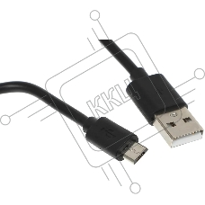 Кабель Buro BU-MICROUSB-1M USB (m)-micro USB (m) 1м черный