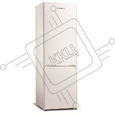 Холодильник Kraft KF-DF205W белый двухкамерный 166/64л морозилка снизу