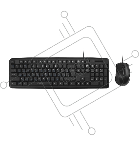 Комлект (клавиатура + мышь) CBR KB SET 710 проводной, USB, 104 клавиши, длина кабеля 1,8 м