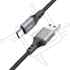 Кабель Hoco X86 Type-C USB (m)-USB Type-C (m) 1м черный коробка