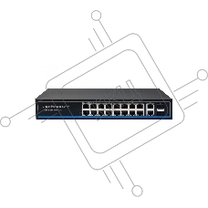Коммутатор NST NS-SW-16G4G-PL, 16×1 Гбит/с PoE + 2×1 Гбит/с + 2×1 Гбит/с SFP, управляемый