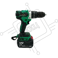Дрель-шуруповерт Zitrek Green Impact 063-4046, Аккумуляторная, 18В, 2 АКБ, Ударная, Кейс