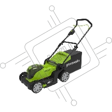 Газонокосилка аккумуляторная (2512607) GreenWorks G24X2LM41, 2*24V, 41 см, без АКБ и ЗУ