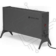 Конвектор Neoclima Nano 1000B черный, 1000 Вт, 15 м2, термостат