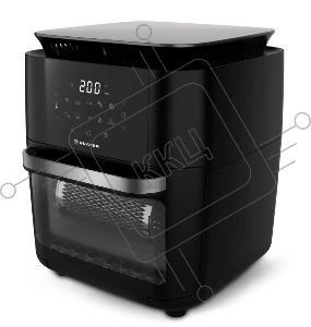 Аэрогриль BRAYER BR2053 черный, 1800 Вт, 12 л, сенсор, 10 программ