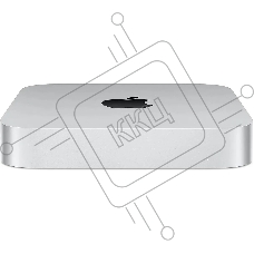 Компьютер Apple Mac mini A2686 slim M2 8 core 16Gb SSD512Gb 10 core GPU macOS GbitEth WiFi BT серебристый (Z16L00005)