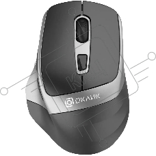 Мышь беспроводная Oklick 516MW черный/серебристый, 1600 dpi, радиоканал, Bluetooth, USB, кнопки - 6