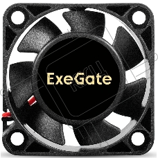 Вентилятор корпусной ExeGate EX04010B2P-5, 40 мм, 7500 об/мин, 35 дБ, 2-pin, без подсветки